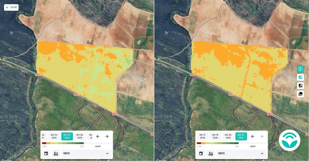Práticas agrícolas sustentáveis aplicadas no terreno
